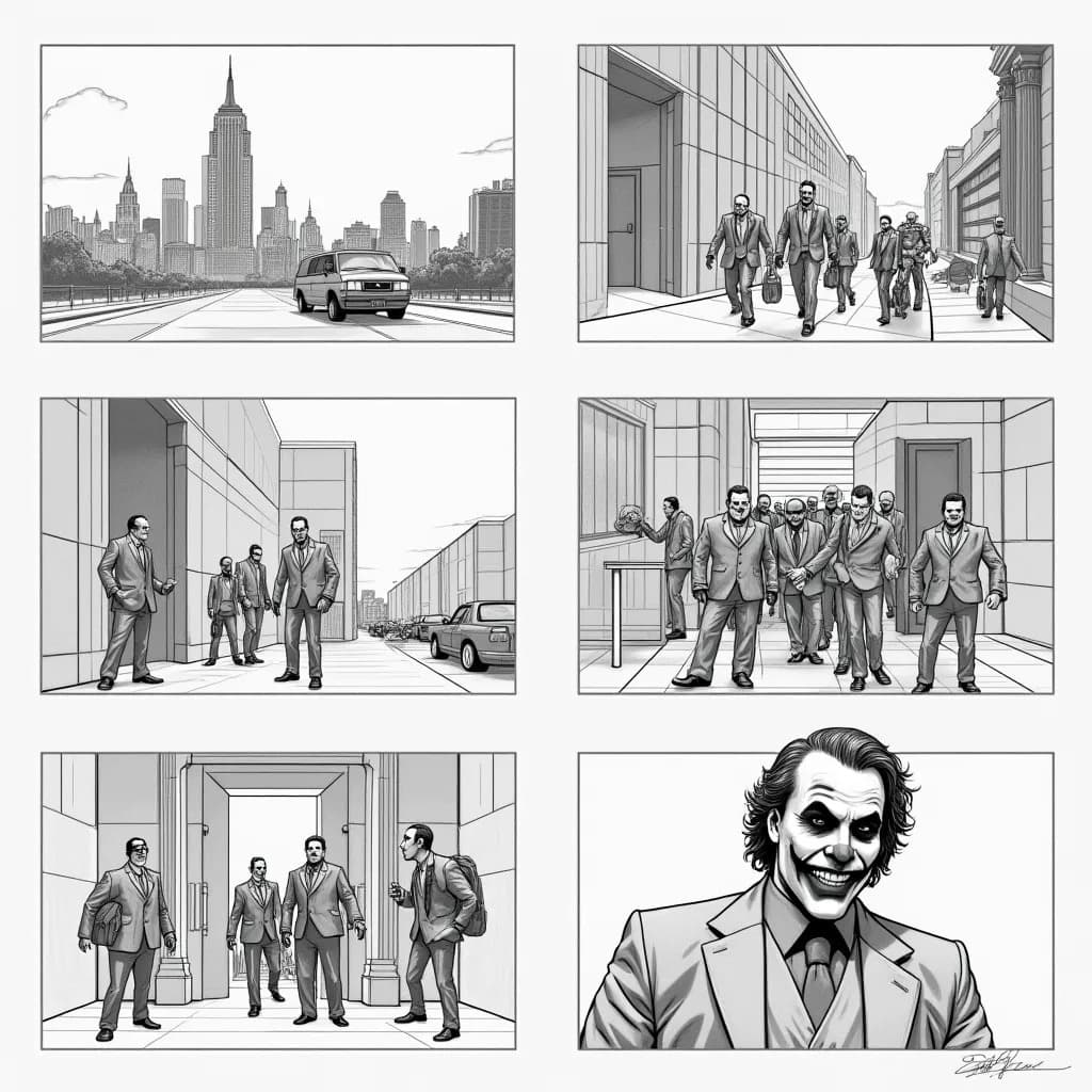 AI Storyboard scene