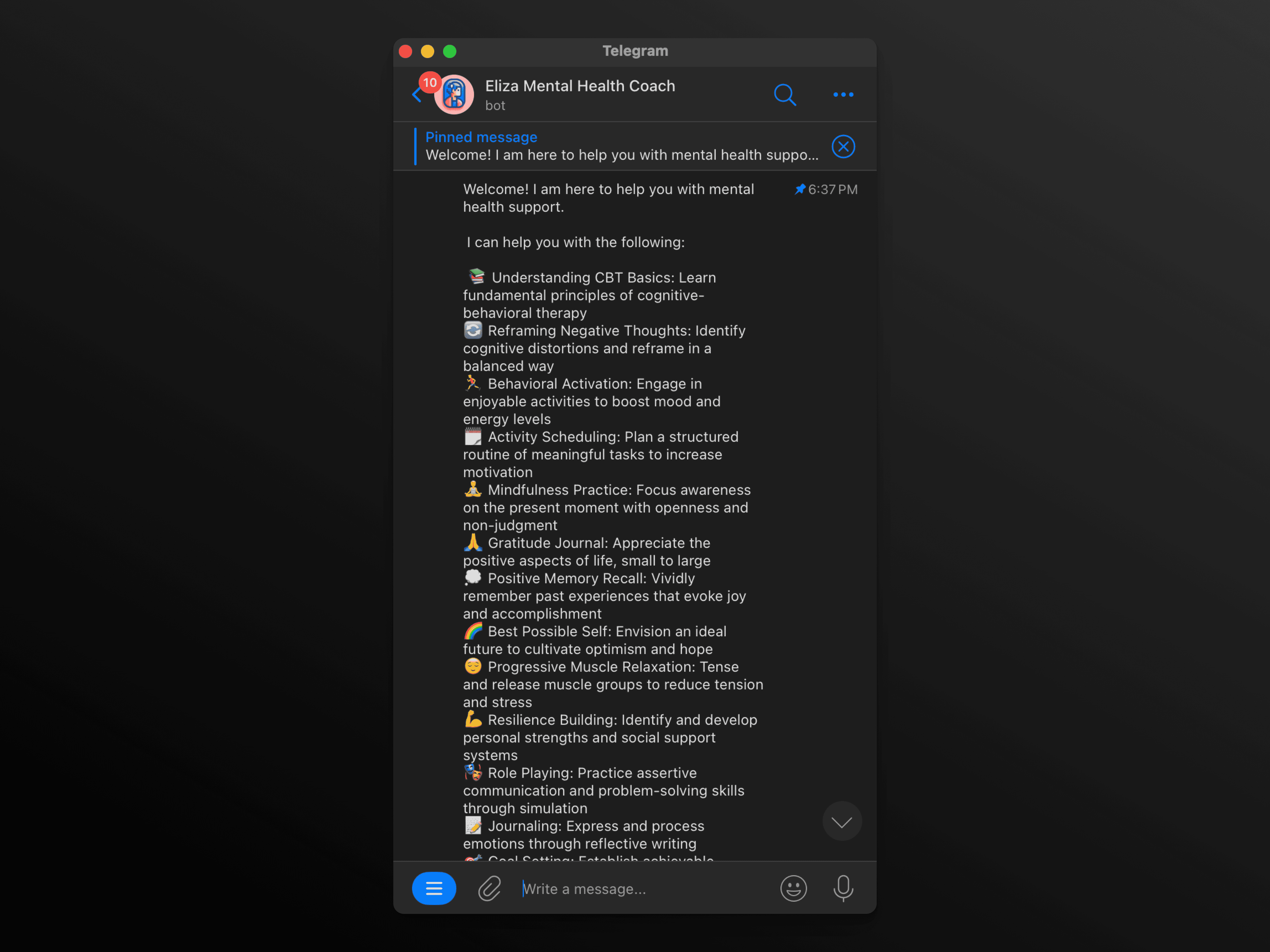 Mental Health Chatbot