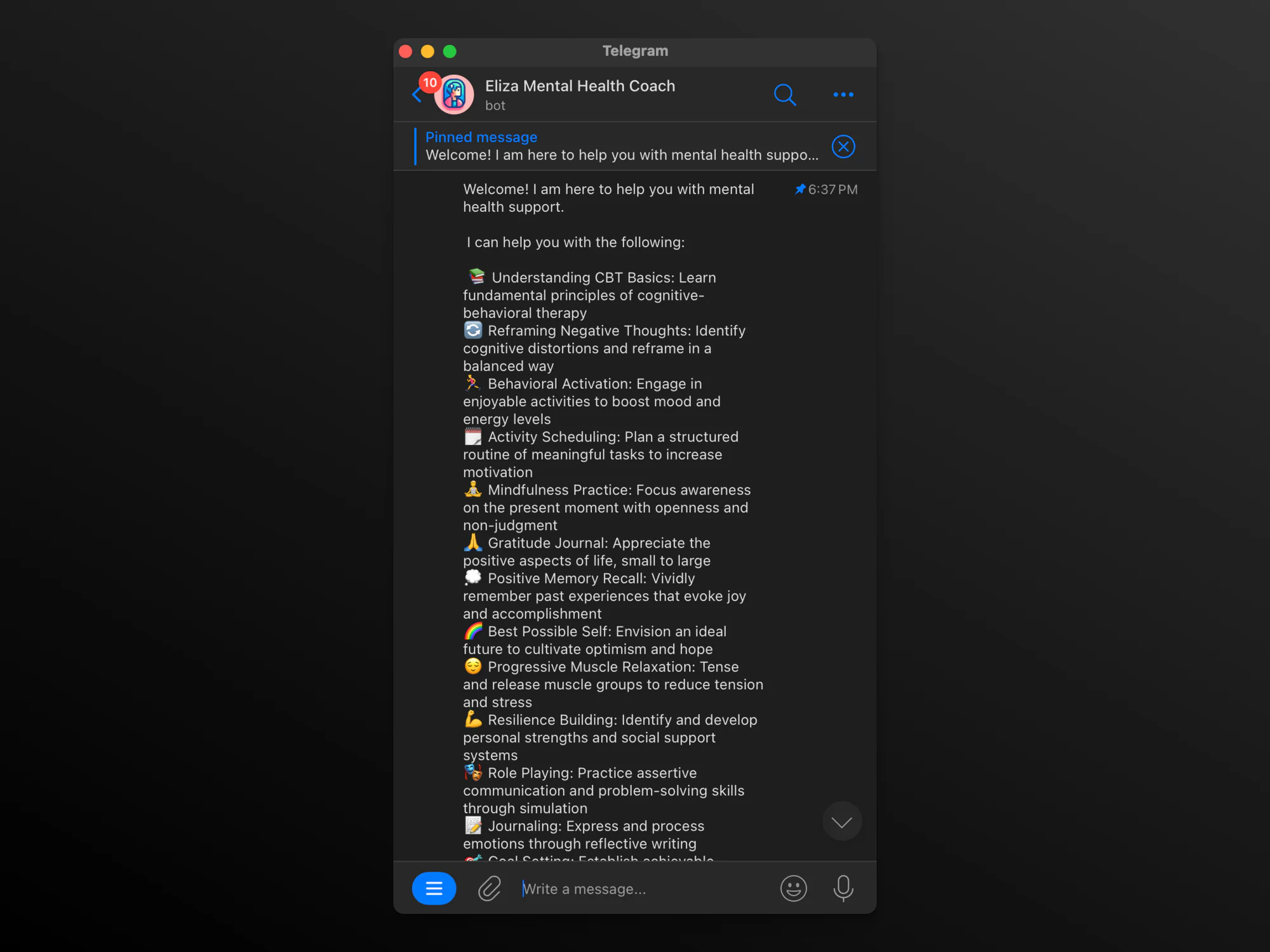 Mental Health Chatbot