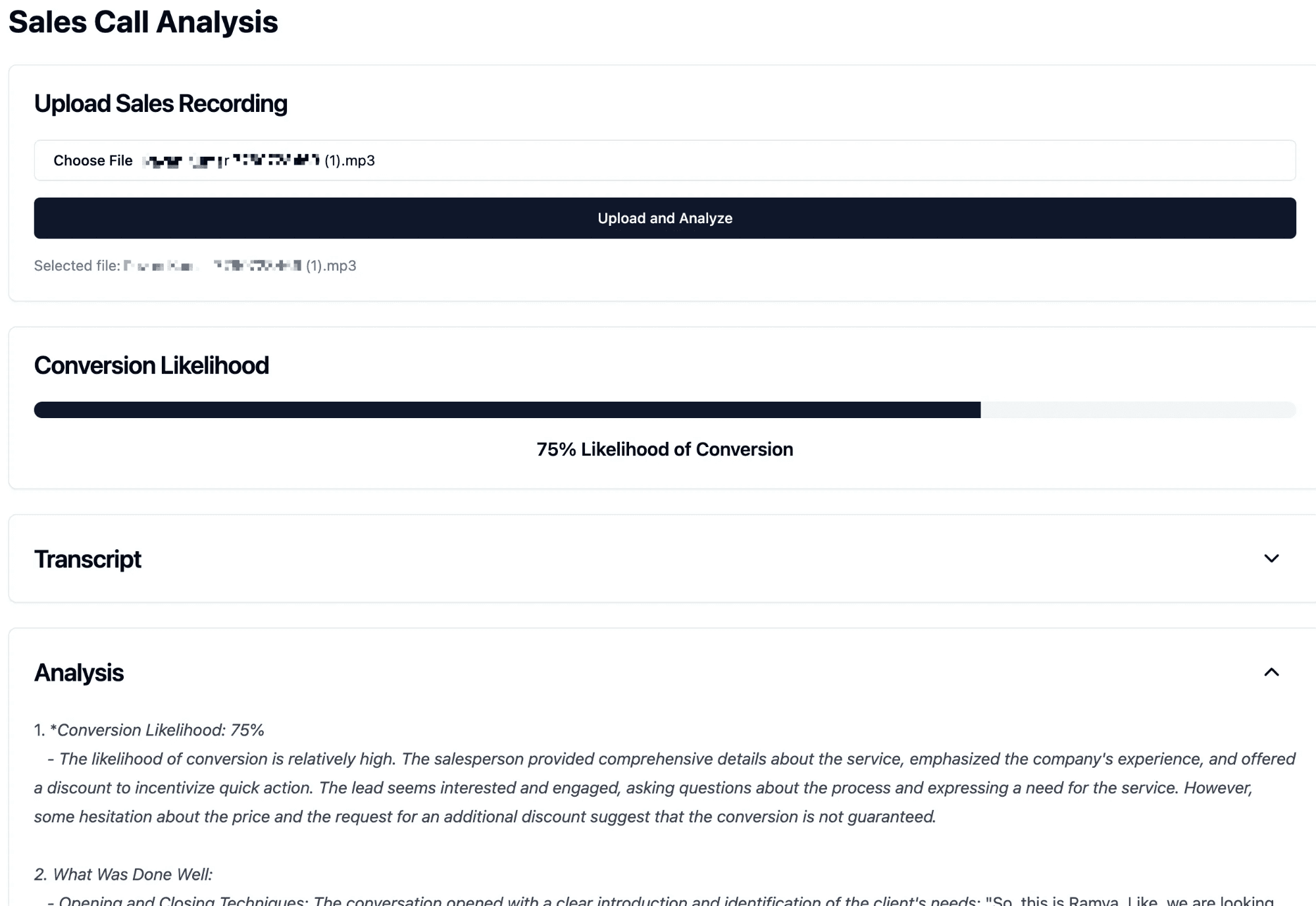 AI-Nutrition App screenshot