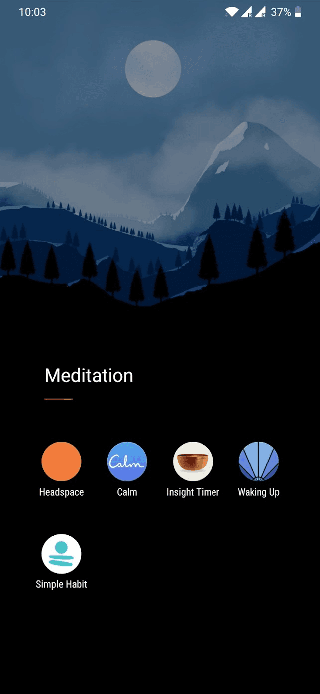 Meditation apps