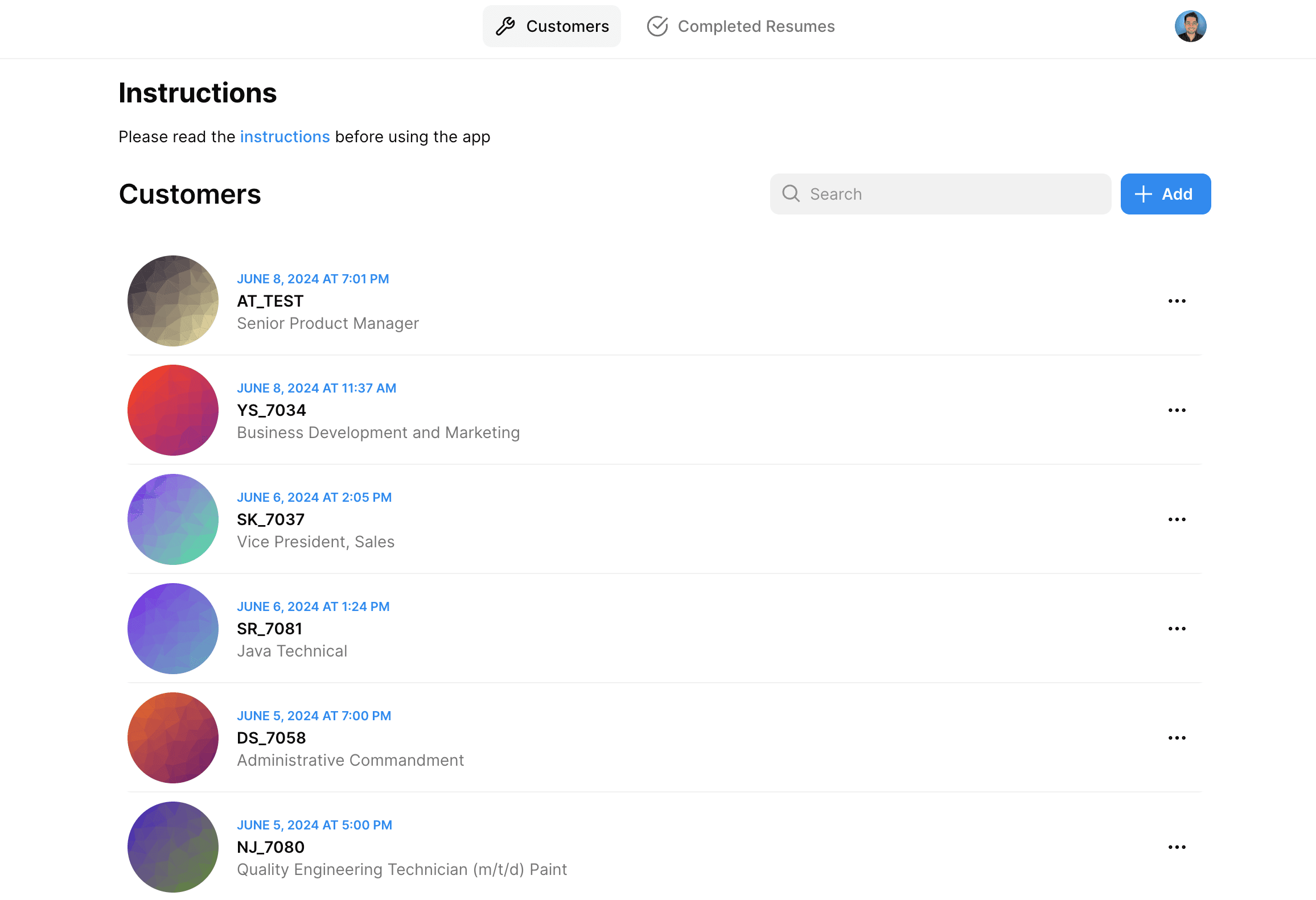 AI resume platform features