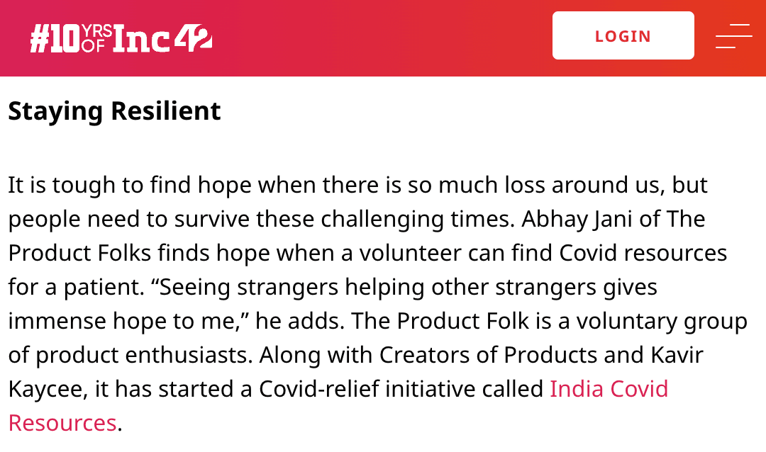 Press coverage in The Hard Copy